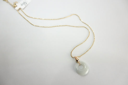 Drift halo necklace (dot chain)