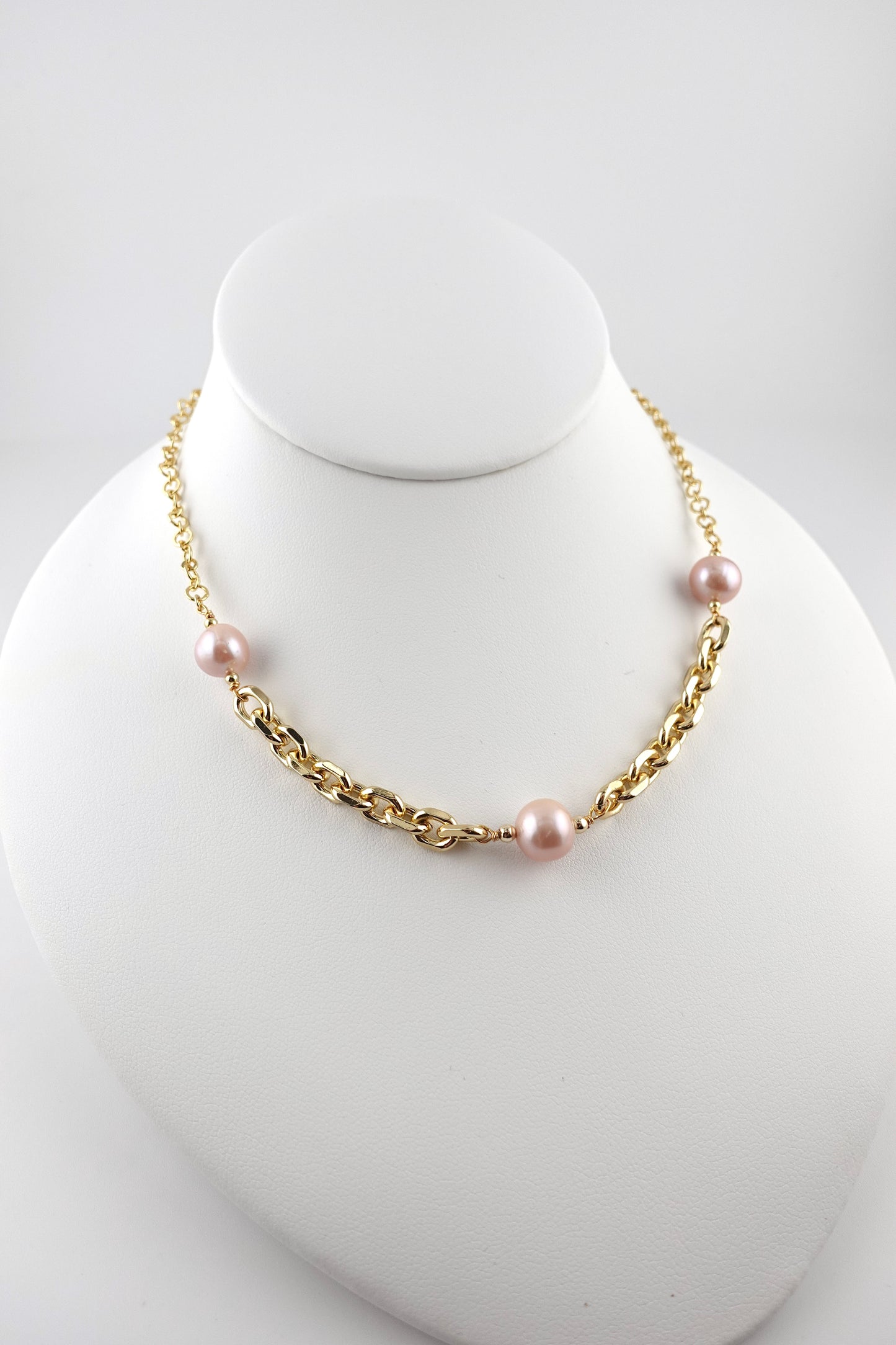 Blush Link Necklace
