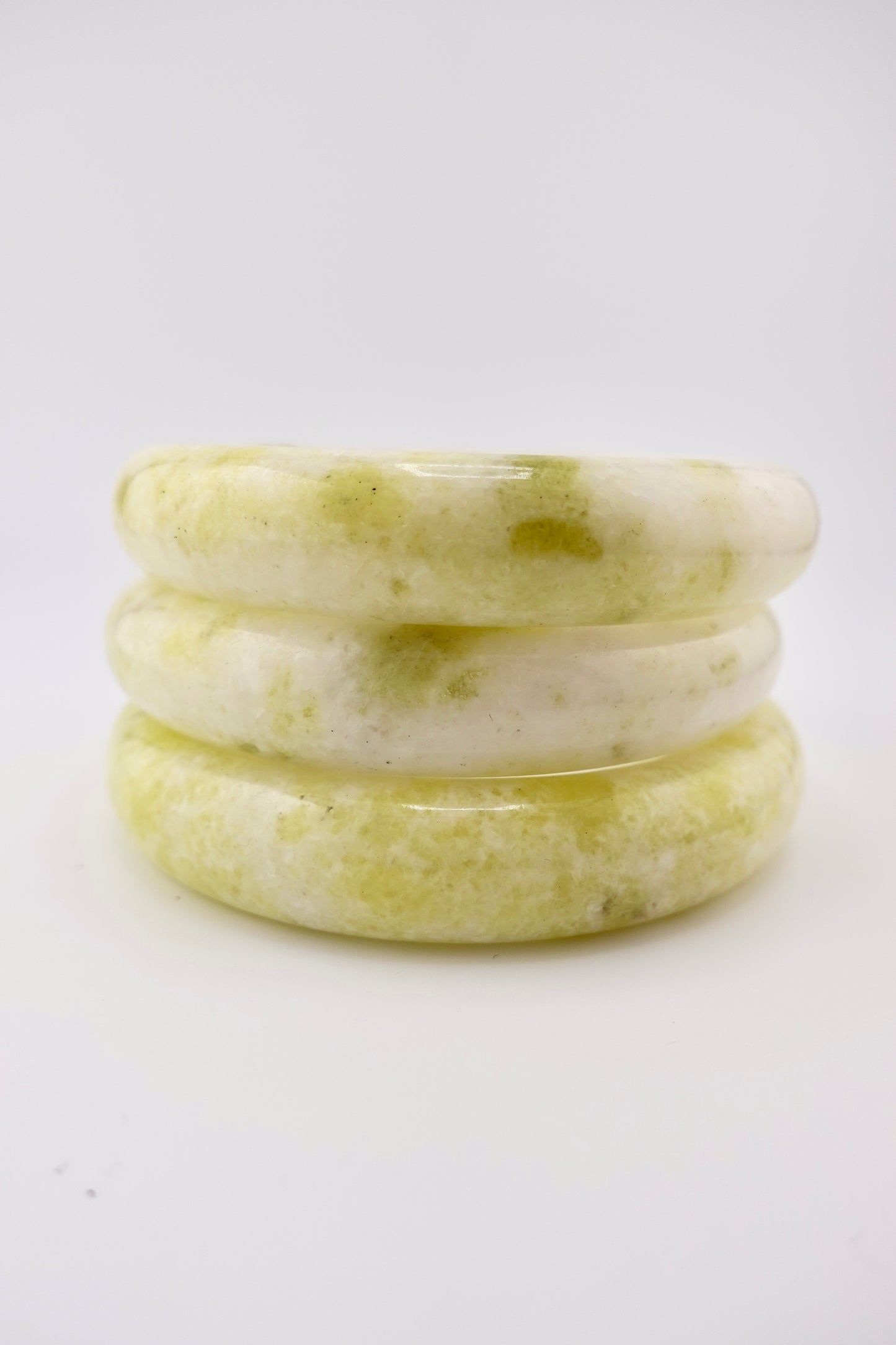 Lime green Jade bangle