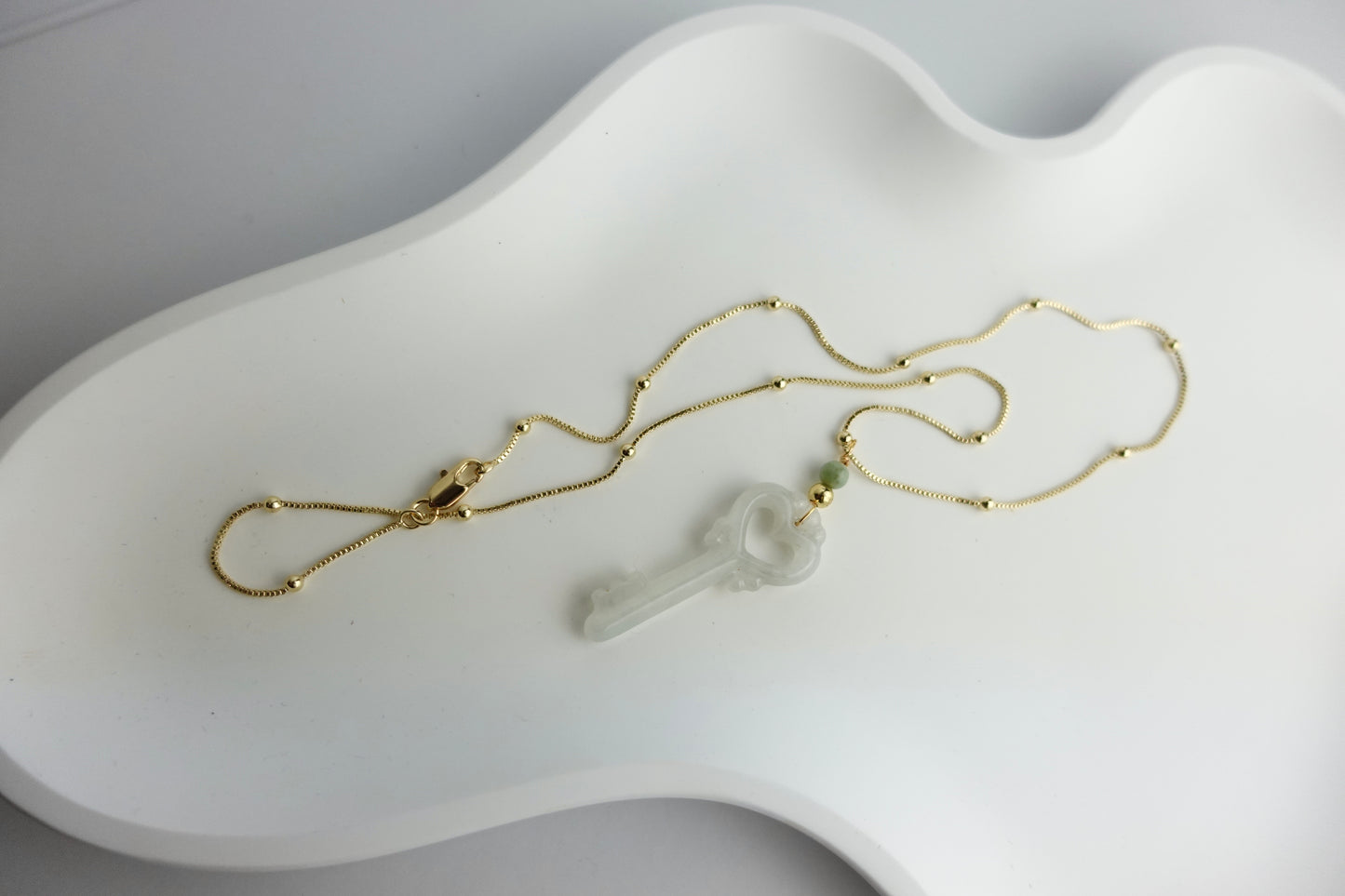 Jade Key Necklace