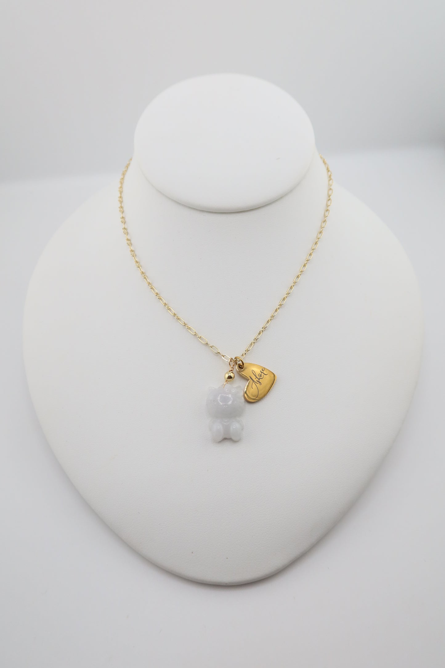 Hello Kitty x ASHORE jade necklace