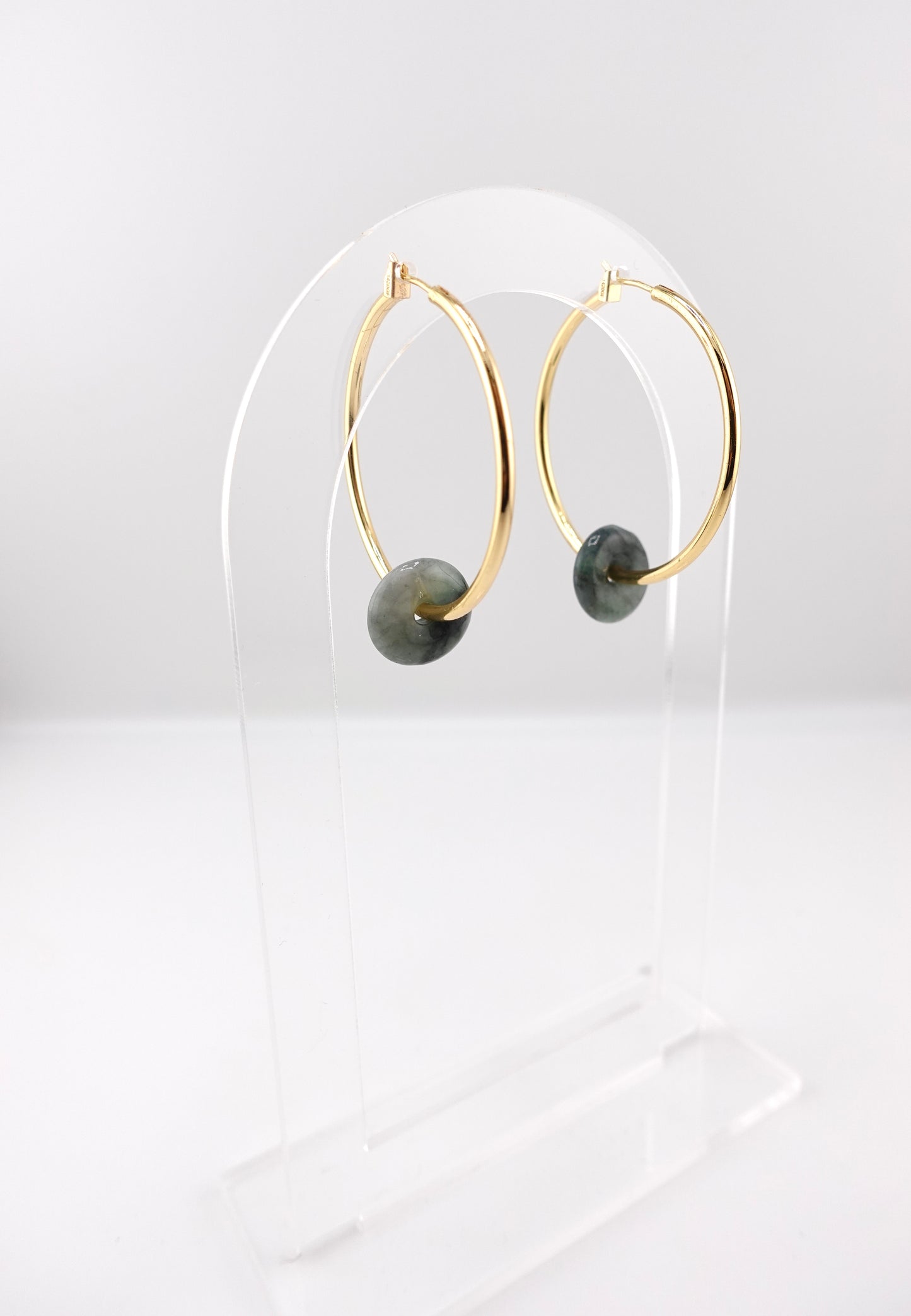 Jade donut hoops