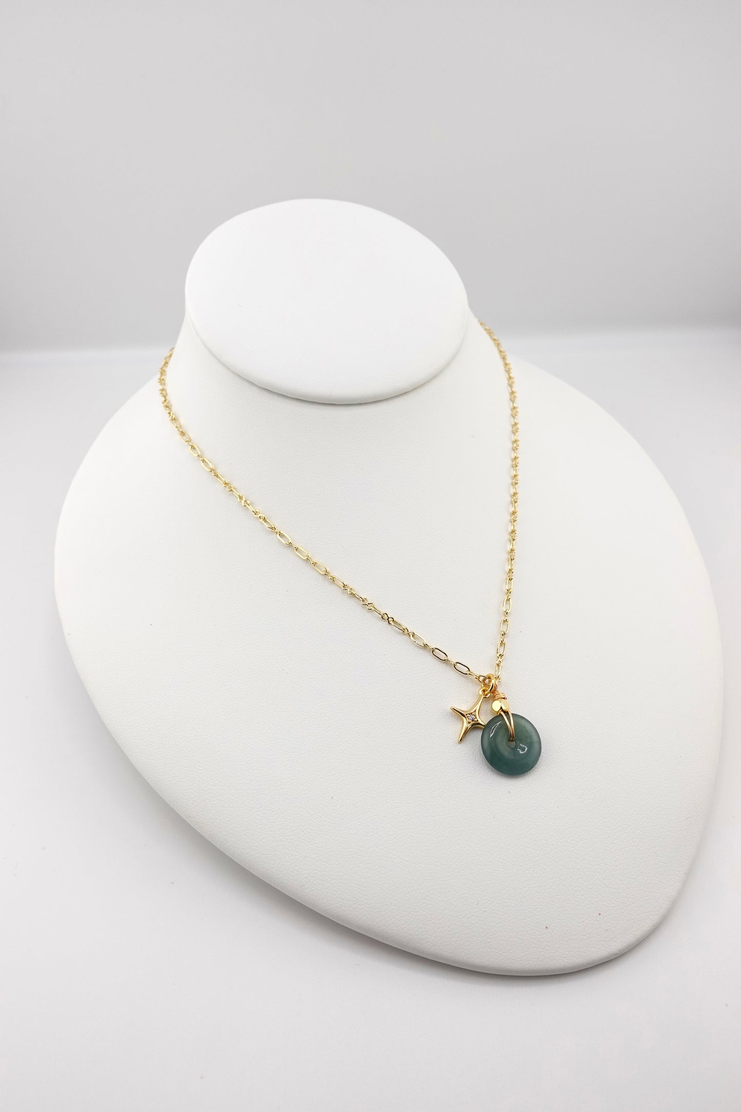 Guatemalan jade necklace