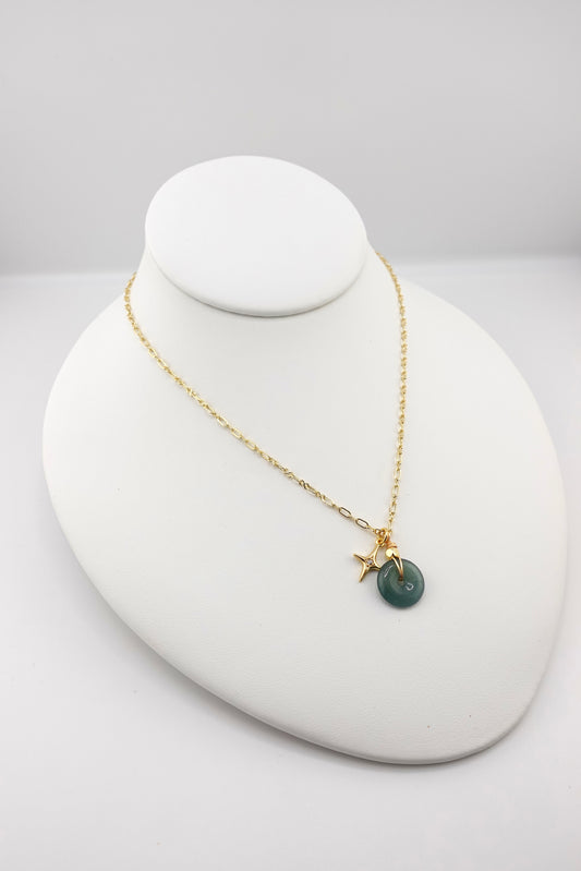 Guatemalan jade necklace
