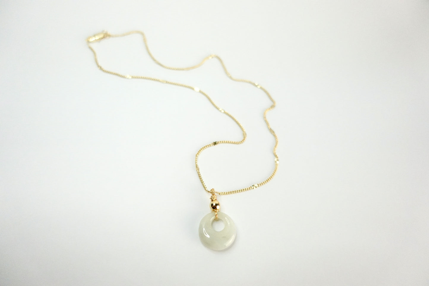 Drift halo necklace (mirror chain)