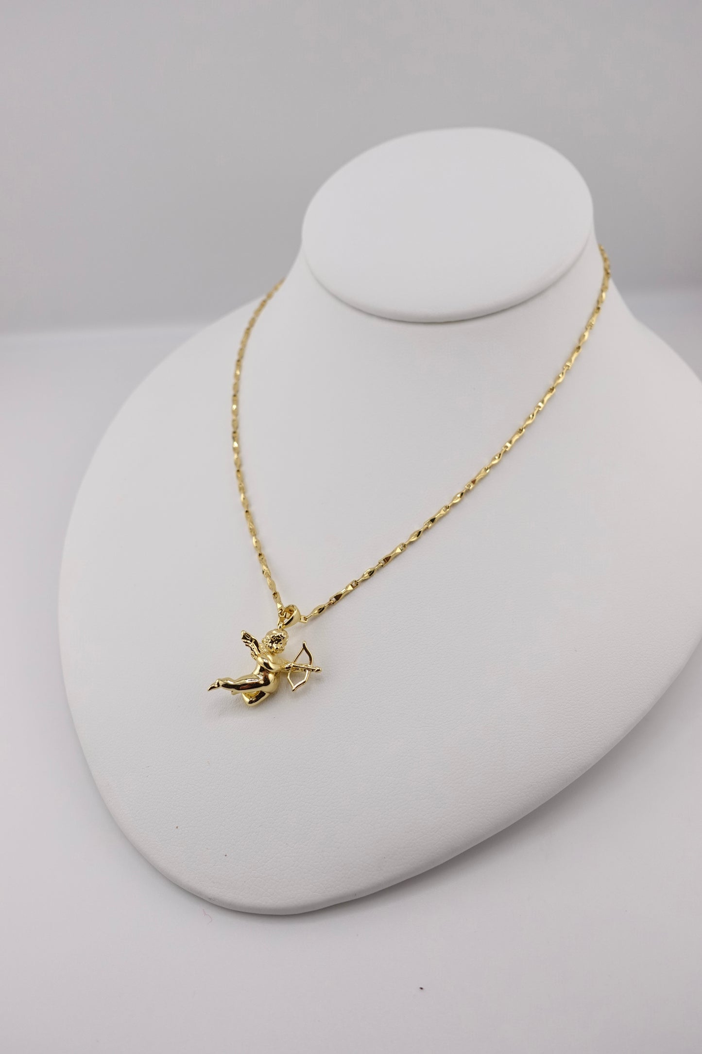 Cherub stacker necklace