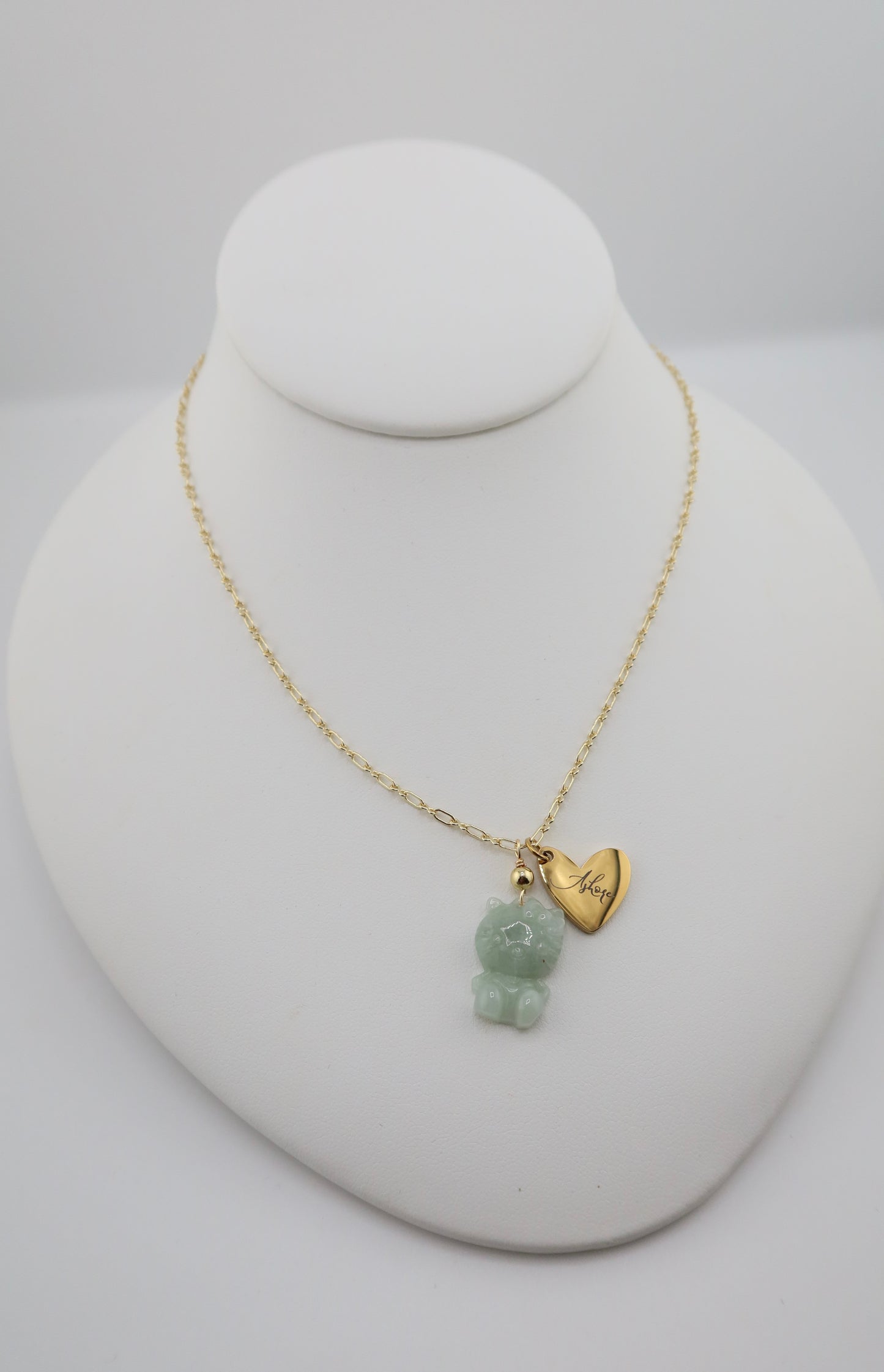 Hello kitty x ASHORE jade necklace