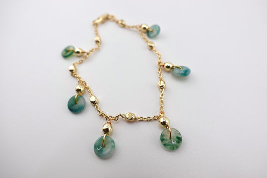 Micro jade bracelet