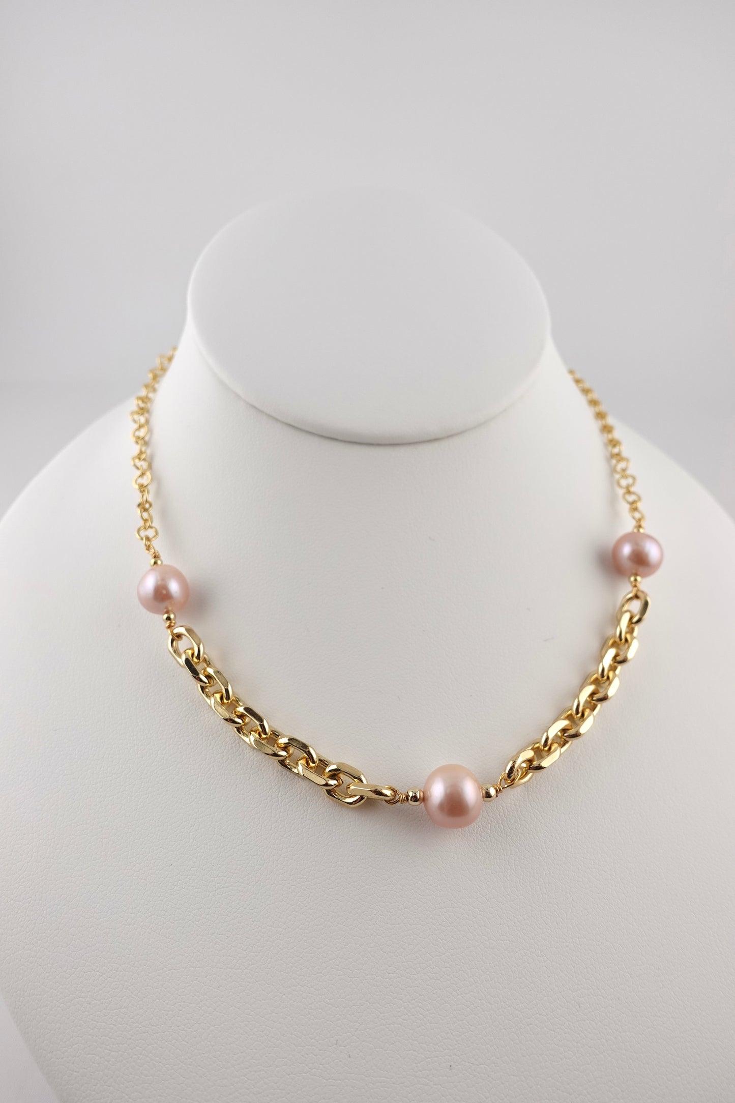 Blush Link Necklace