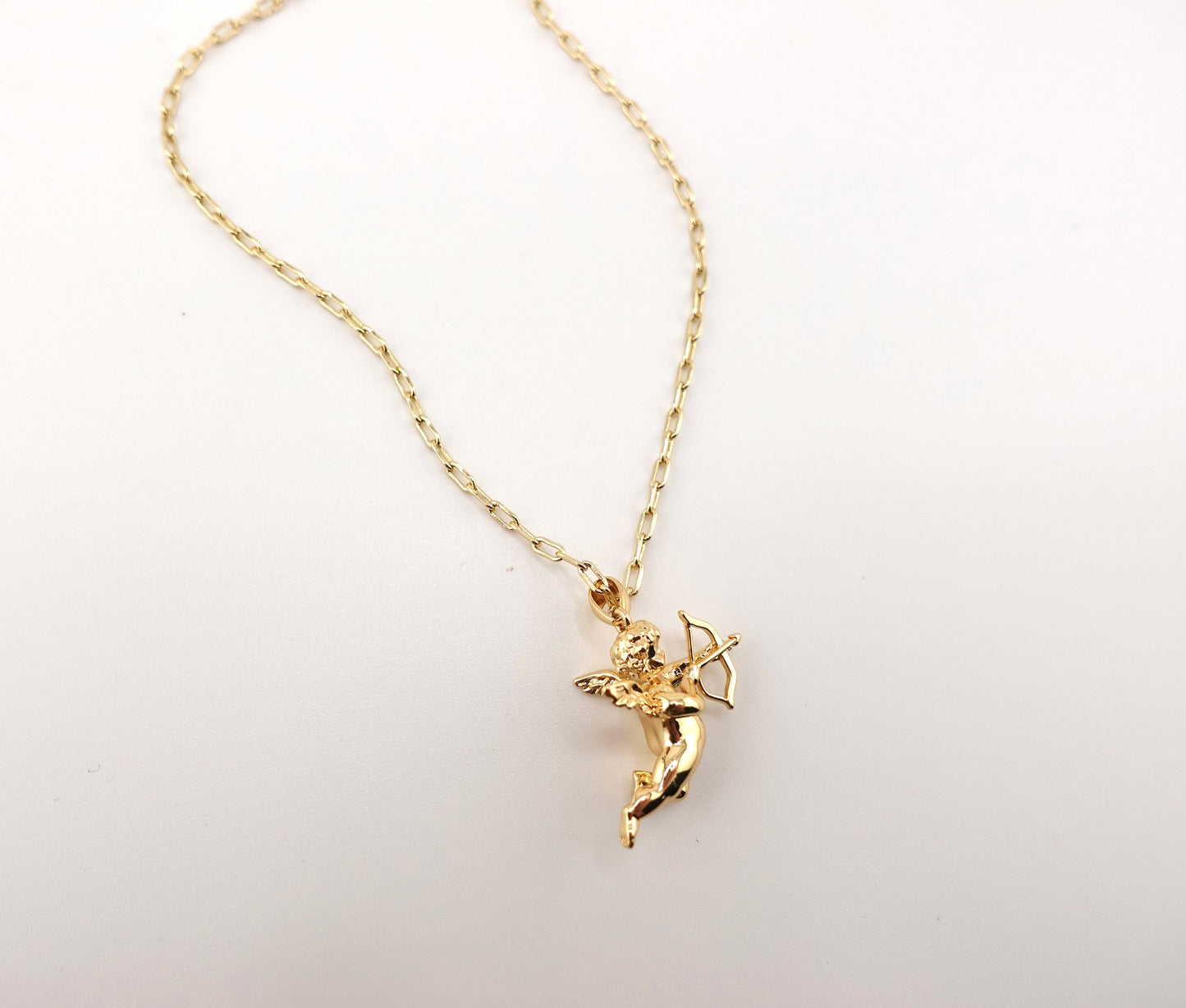 Cherub stacker necklace