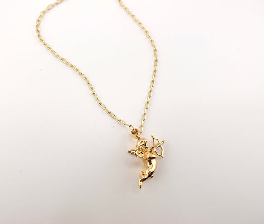 Cherub stacker necklace