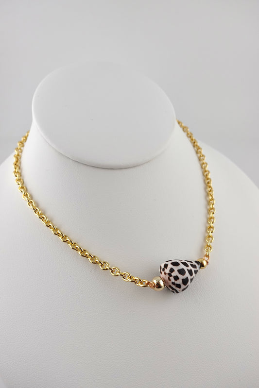 Hebrew shell necklace