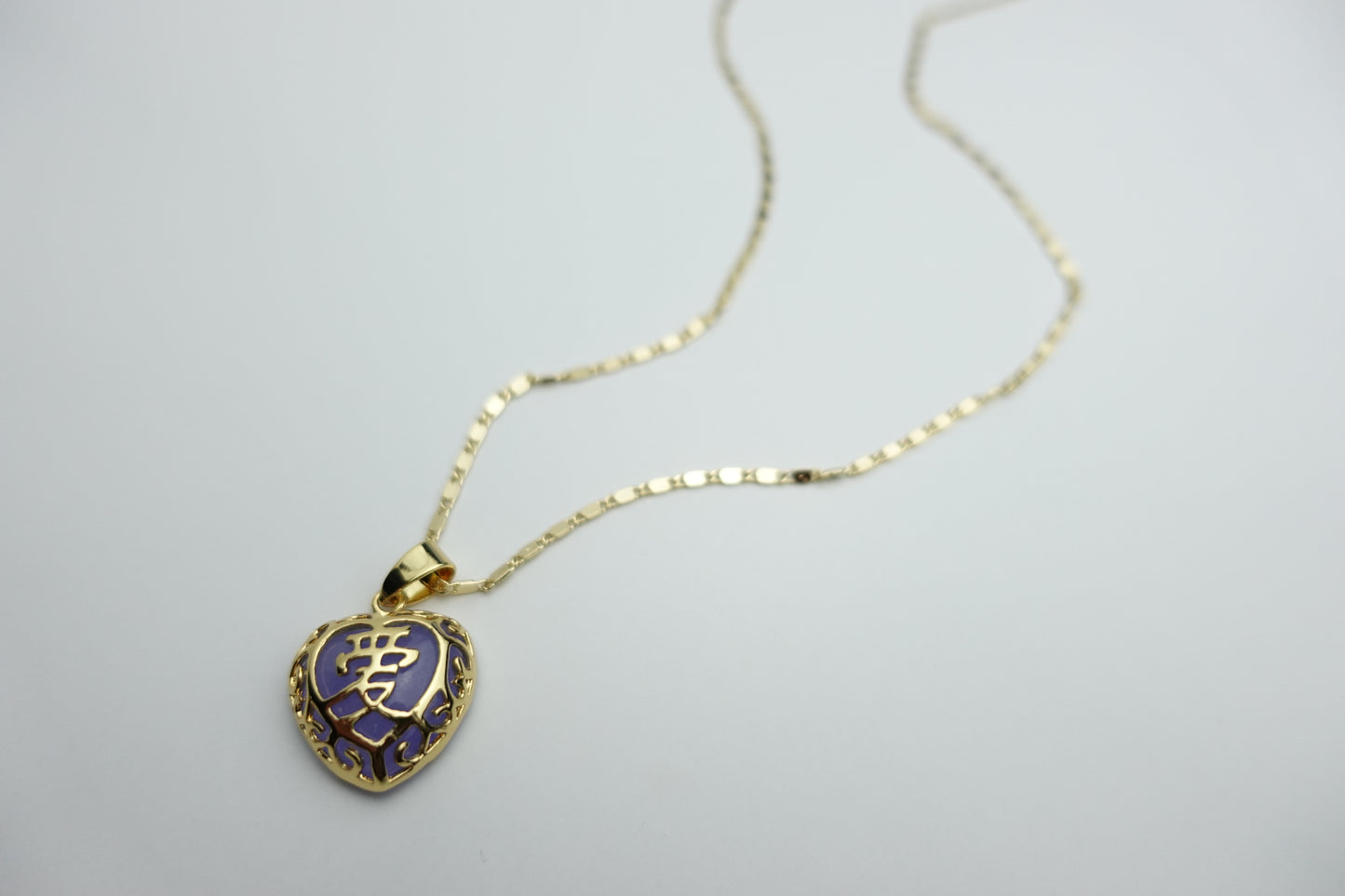 Ornate LOVE necklace