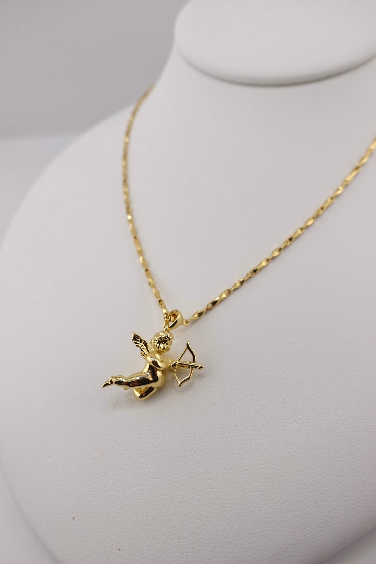 Cherub stacker necklace
