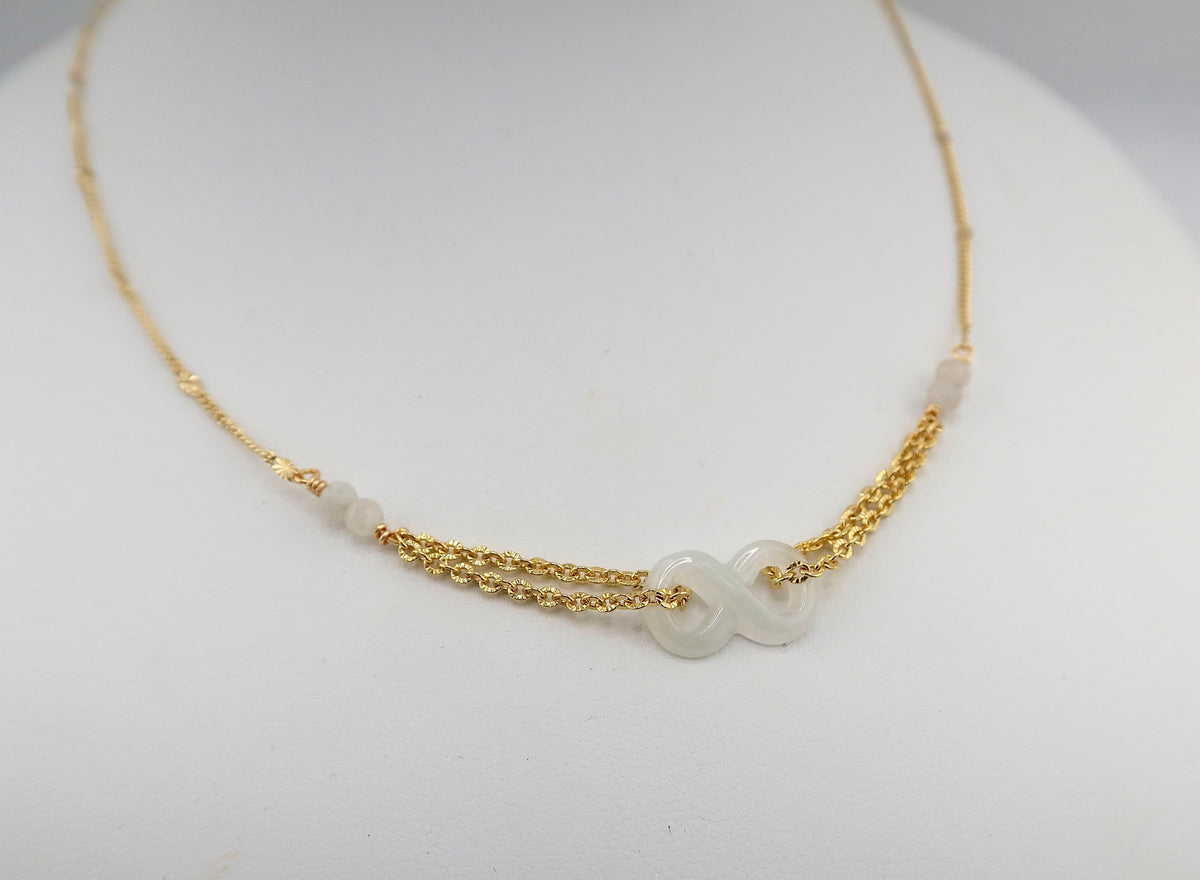 Infinity tide necklace