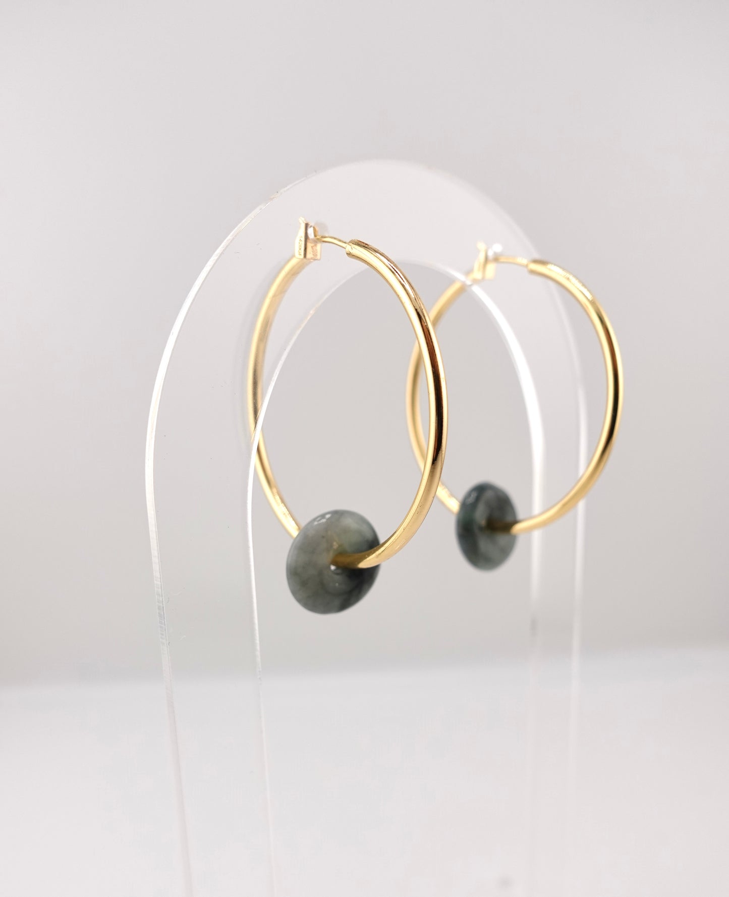 Jade donut hoops