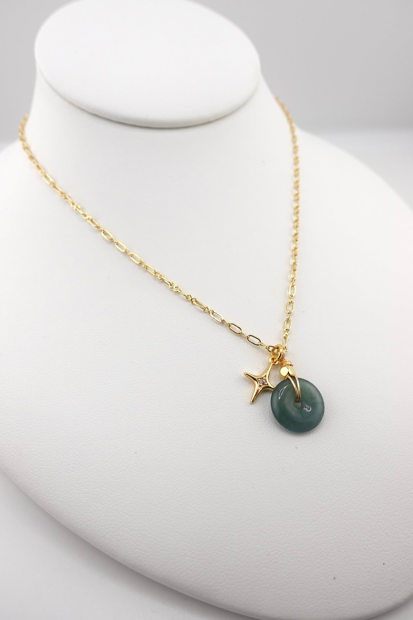 Guatemalan jade necklace