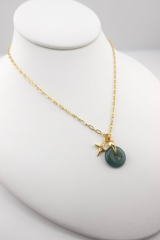 Guatemalan jade necklace
