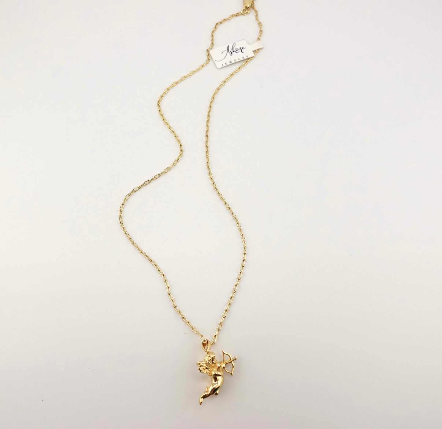 Cherub stacker necklace